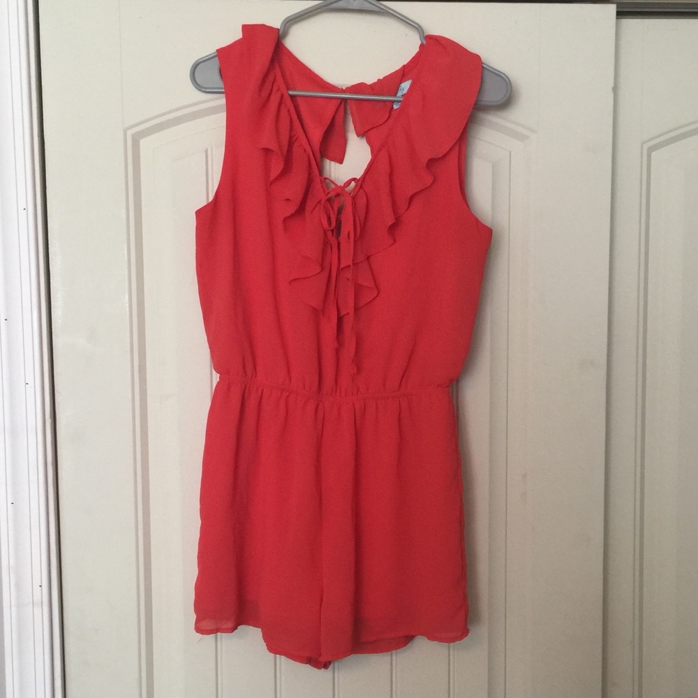 She + Sky open-back Romper